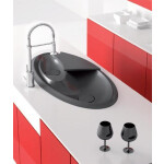 Кухонная мойка Marmorin SILVANUS BLACK METALIC (500 513 012)