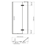 Душевая дверь WasserKraft 10H05R