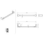 Полотенцедержатель Sonia 131495