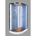Душевая кабина Deto EM1512RNLED+GM