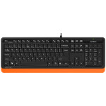 Комплект A4Tech F 1010 черный/оранжевый