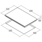 Встраиваемая индукционная варочная панель Cata I 6104 BK