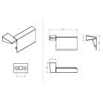 Бумагодержатель Sonia 156139