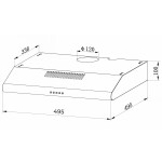 Вытяжка Hebermann HBUH 50.1 X