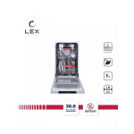 Встраиваемая посудомоечная машина Lex PM 4563 B