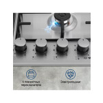 Встраиваемая газовая варочная панель Maunfeld EGHS.64.3STS-ES