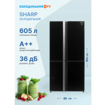 Холодильник Sharp SJGX98PBK