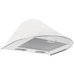 Каминная вытяжка Elikor Эпсилон 60П-430-П3Л белый/серебро