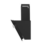 Каминная вытяжка Maunfeld Bridge Line 50 черный/полоска сатин