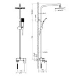 Душевая система Timo SX-2013/03