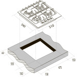 Встраиваемая газовая варочная панель Zugel ZGM308X