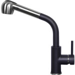 Смеситель для мойки Zigmund & Shtain ZS 1200L черный базальт