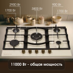 Встраиваемая газовая варочная панель Zigmund & Shtain G 16.7 X