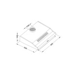 Вытяжка ORE Grong 50 white