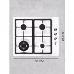 Встраиваемая газовая варочная панель Zigmund & Shtain GN 128.61 W