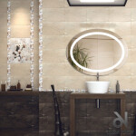 Зеркало Dubiel Vitrum Lustro Dione с подсветкой 85х65