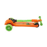 Самокат Ridex 3-х колесный Juicy, 120/80 мм, оранжевый/зеленый (4680459153951)