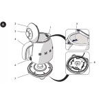 Чайник электрический Smeg KLF05BLEU