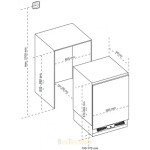 Встраиваемый холодильник Korting KSI 8185