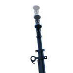 Самокат Globber One NL 205 Deluxe черный/свинцовый/серый