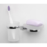 Держатель стакана и мыльницы WasserKraft Lippe К-6526