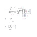 Кронштейн для мониторов Arm Media LCD-T03