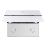 Каминная вытяжка Maunfeld Mersey 60 нержавеющая сталь/белое стекло