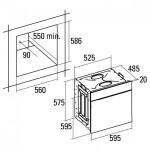 Встраиваемый электрический духовой шкаф Cata MHD 705 X