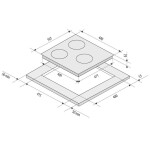 Встраиваемая индукционная варочная панель Krona INIZIO 45 BL