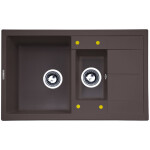 Кухонная мойка Zigmund & Shtain Rechteck 780.2 швейцарский шоколад