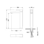 Смеситель для раковины Timo Selene 3061/00F chrome