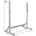 Стойка для штанги DFC DSST15 черный/серый