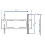Кронштейн для телевизора Kromax Ideal-101 Black