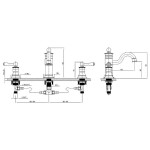 Смеситель для раковины Timo Adelia 6021/04F black antique