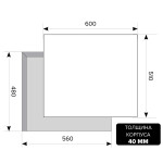 Встраиваемая газовая варочная панель Lex GVS 642 IX
