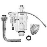 Смывной механизм с трубой GSI (BZCR) хром