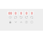 Встраиваемая индукционная варочная панель EVELUX HEI 641 W