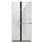 Холодильник Hyundai CS6073FV белое стекло