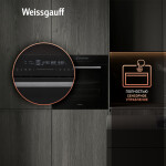 Встраиваемый электрический духовой шкаф Weissgauff EOM 791 SDB