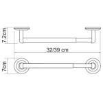 Держатель бумажных полотенец WasserKraft Rhein K-6291