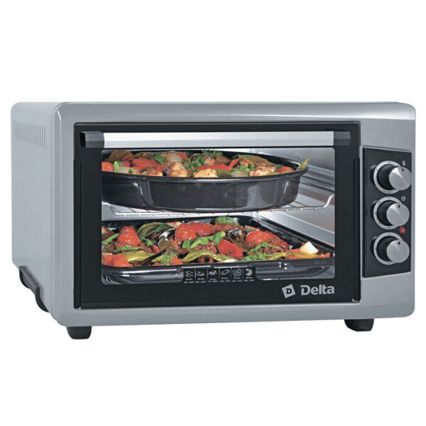 Мини-печь Delta D-0550 серый