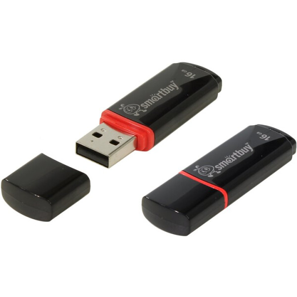 Флеш-диск Smartbuy Crown 16GB black