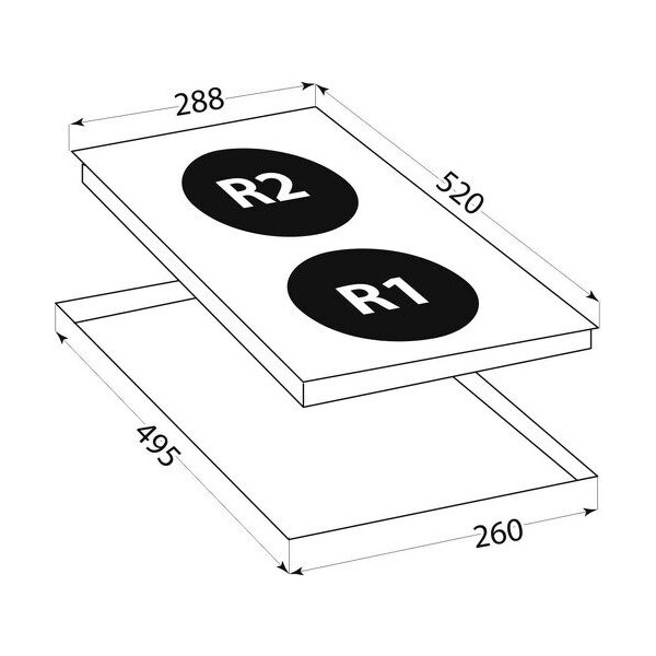 Встраиваемая индукционная варочная панель Lex EVI 320 BL