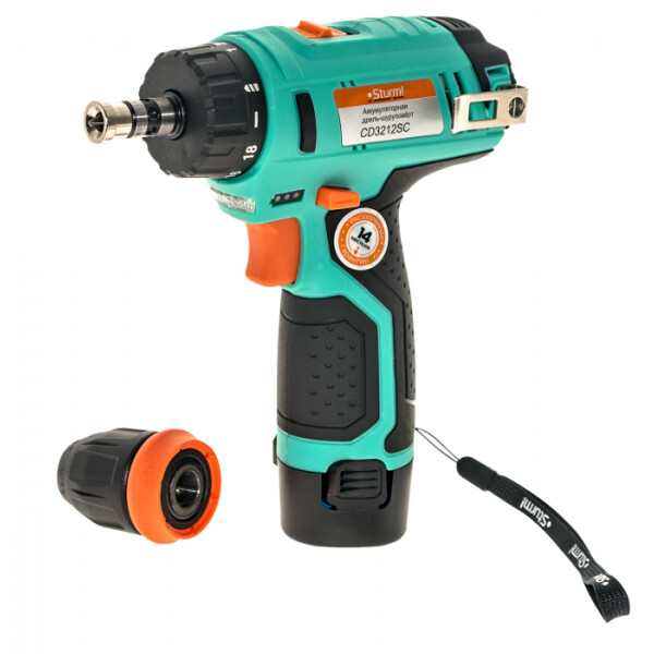 Аккумуляторный шуруповерт Sturm! CD3212SC