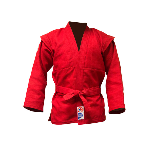 Куртка для самбо Green Hill JS-302 красный 6/190
