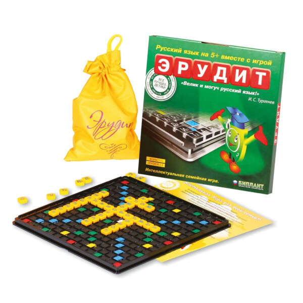 Настольная игра Биплант Эрудит в коробочке (10017)