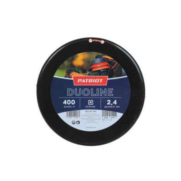 Леска для триммера Patriot Duoline (805401181)