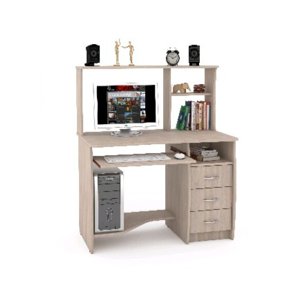 Стол компьютерный Мебель-Комплекс СК-08Н шимо светлый