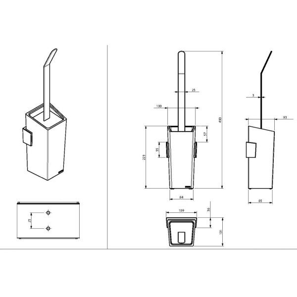Ерш Sonia Solid Surface 158799