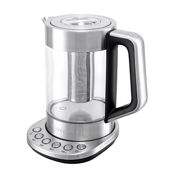 Чайник электрический Kitfort КТ-622 серебристый